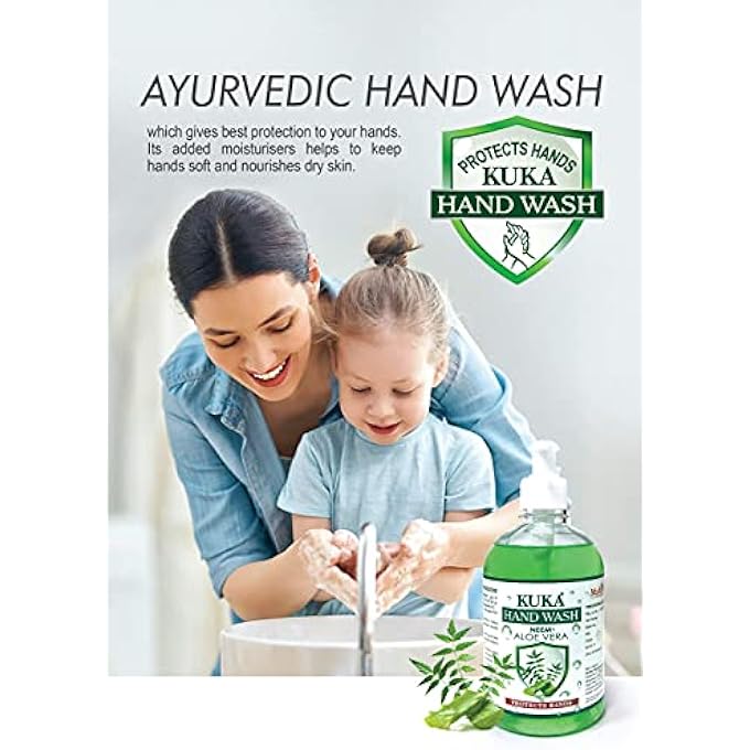 Multani HAND WASH | NEEM & ALOE VERA AYURVEDIC HANDWASH | PROTECTS HANDS FROM GERMS | 500 ML - Image 5